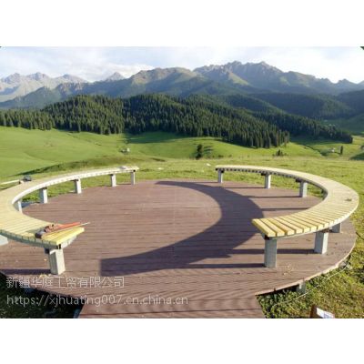 新疆乌鲁木齐新疆塑木地板 昌吉户外地板环保耐腐蚀 华庭塑木品质至上价格 中国供应商